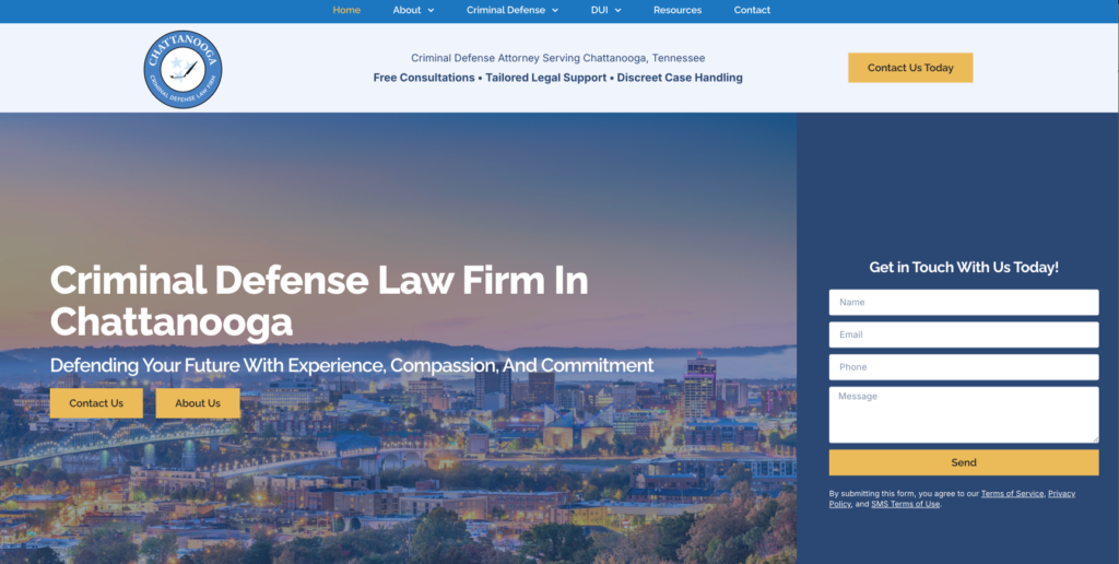 Criminal Defense Law Firm in Chattanooga