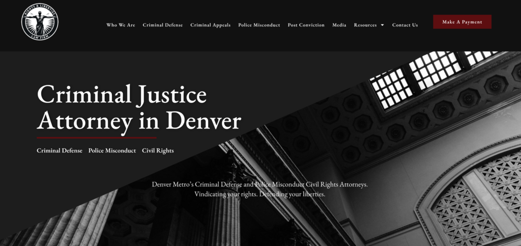 Rights & Liberties Law Firm website